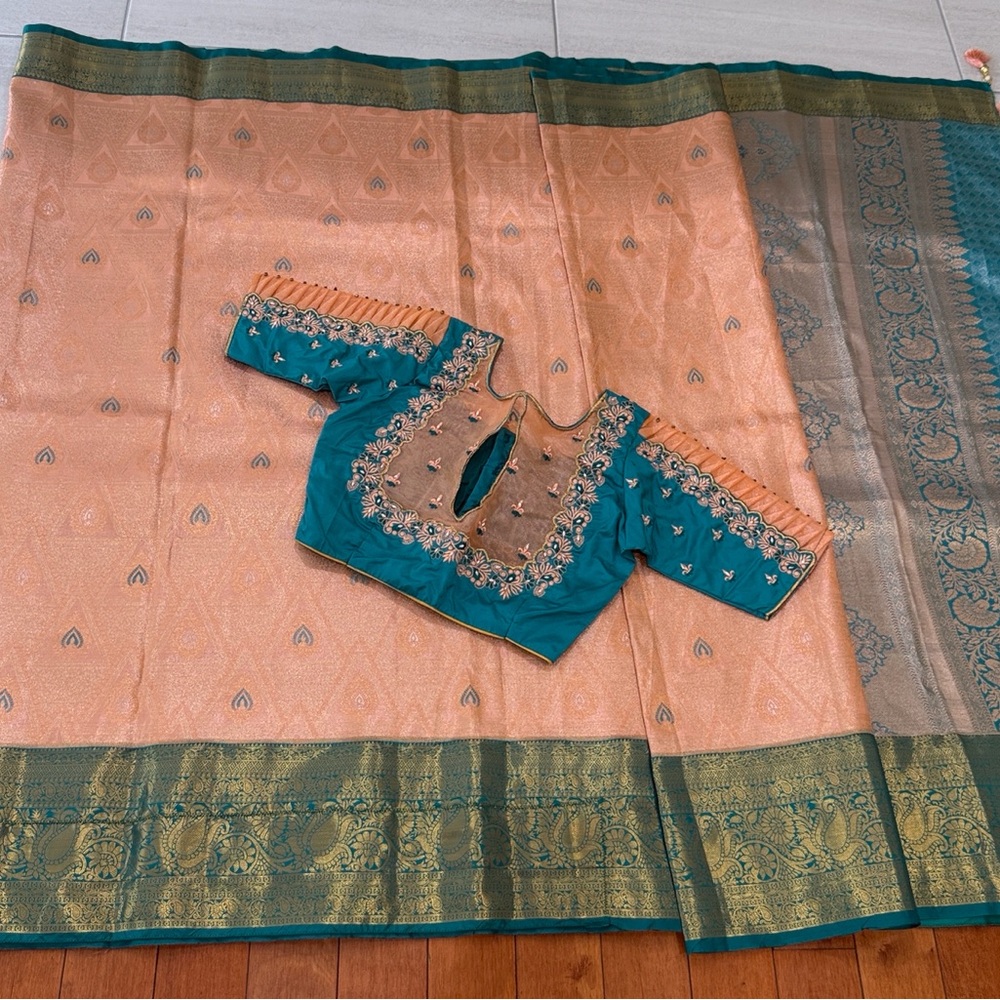 Beautiful premium kanchi soft silk saree.